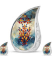 Stained Glass Cremation Urns Funeral, Ashes Memorial Urn