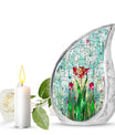 Stained Glass Cool Urns For Ashes Funeral, Ashes Urn For Ashes