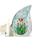 Stained Glass Cool Urns For Ashes Funeral, Ashes Urn For Ashes