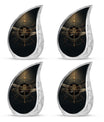 Cosmic Dragonfly Memorial Urn Funeral, Ashes Cremation Urn