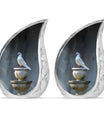 Dove Customized Urns For Human Ashes Funeral, Ashes Memorial Urn