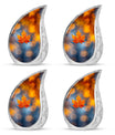 Mapple Leaf Theme 3 Inch Keepsake Pack of 4
