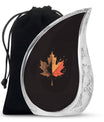 Mapple Leaf Theme Large Urn 10 Inch