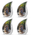 Tiger Theme 3 Inch Keepsake Pack of 4