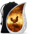 Chicken Theme Large Urn 10 Inch