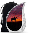 Cowboy Theme Large Urn 10 Inch