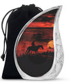Cowboy Theme Large Urn 10 Inch