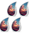 Cross Theme 3 Inch Keepsake Pack of 4