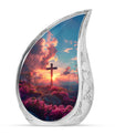 Cross Theme Large Urn 10 Inch