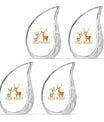 Deer Family Theme 3 Inch Keepsake Pack of 4