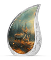 Deer Family Theme Large Urn 10 Inch