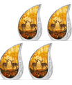 Deer Family Theme 3 Inch Keepsake Pack of 4