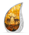 Deer Family Theme Large Urn 10 Inch