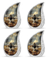 Cowboy Theme 3 Inch Keepsake Pack of 4