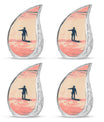 Cowboy Theme 3 Inch Keepsake Pack of 4