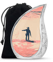 Cowboy Theme Large Urn 10 Inch