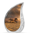 Horse Theme Large Urn 10 Inch