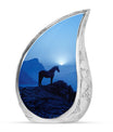 Horse Theme Large Urn 10 Inch