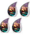 Horse Theme 3 Inch Keepsake Pack of 4