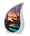 Horse Theme Large Urn 10 Inch