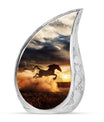 Horse Theme Large Urn 10 Inch