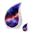 Nebula Galaxy Theme Large Urn With 1 Keepsake Urn