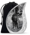 Lion Theme Large Urn 10 Inch