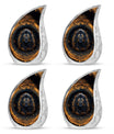 Lion Theme 3 Inch Keepsake Pack of 4