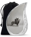 Lion Theme Large Urn 10 Inch