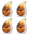Runing Horse Theme 3 Inch Keepsake Pack of 4