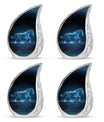 Runing Horse Theme 3 Inch Keepsake Pack of 4