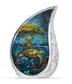 Turtle Theme Large Urn 10 Inch