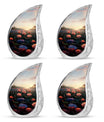 Lotus Theme 3 Inch Keepsake Pack of 4