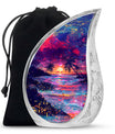 Sunset Theme Large Urn 10 Inch
