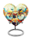 Abstract Cycling Dreams - Bike Urns Funeral Large  Urns