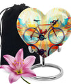 Abstract Cycling Dreams - Bike Urns Funeral Large  Urns