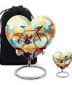 Abstract Cycling Dreams - Bike Urns Funeral Large  Urns