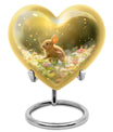 Sunlit Daisy Hopper - Rabbit Urns Funeral Large  Urns