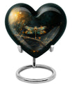 Amber Glide - Dragonfly Urn Large Memorial, Funeral Urn For Ashes