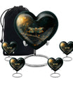 Amber Glide - Dragonfly Urn Large Memorial, Funeral Urn For Ashes