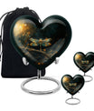 Amber Glide - Dragonfly Urn Large Memorial, Funeral Urn For Ashes