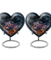 Digital Firefly Elegance - Dragonfly Urn Memorial, Funeral Cremation Urn