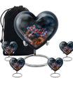 Digital Firefly Elegance - Dragonfly Urn Memorial, Funeral Cremation Urn