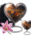 Fiery Dragonfly Dreams - Dragonfly Urn Memorial, Funeral Shape Urn