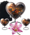Fiery Dragonfly Dreams - Dragonfly Urn Memorial, Funeral Shape Urn