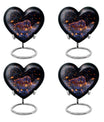 Starry Night Prowl - Tiger Urn Memorial, Funeral Shape Urn