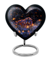 Starry Night Prowl - Tiger Urn Memorial, Funeral Shape Urn