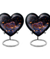 Starry Night Prowl - Tiger Urn Memorial, Funeral Shape Urn