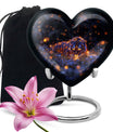 Starry Night Prowl - Tiger Urn Memorial, Funeral Shape Urn