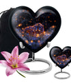 Starry Night Prowl - Tiger Urn Memorial, Funeral Shape Urn